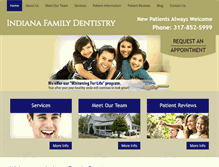 Tablet Screenshot of infamilydentistry.com